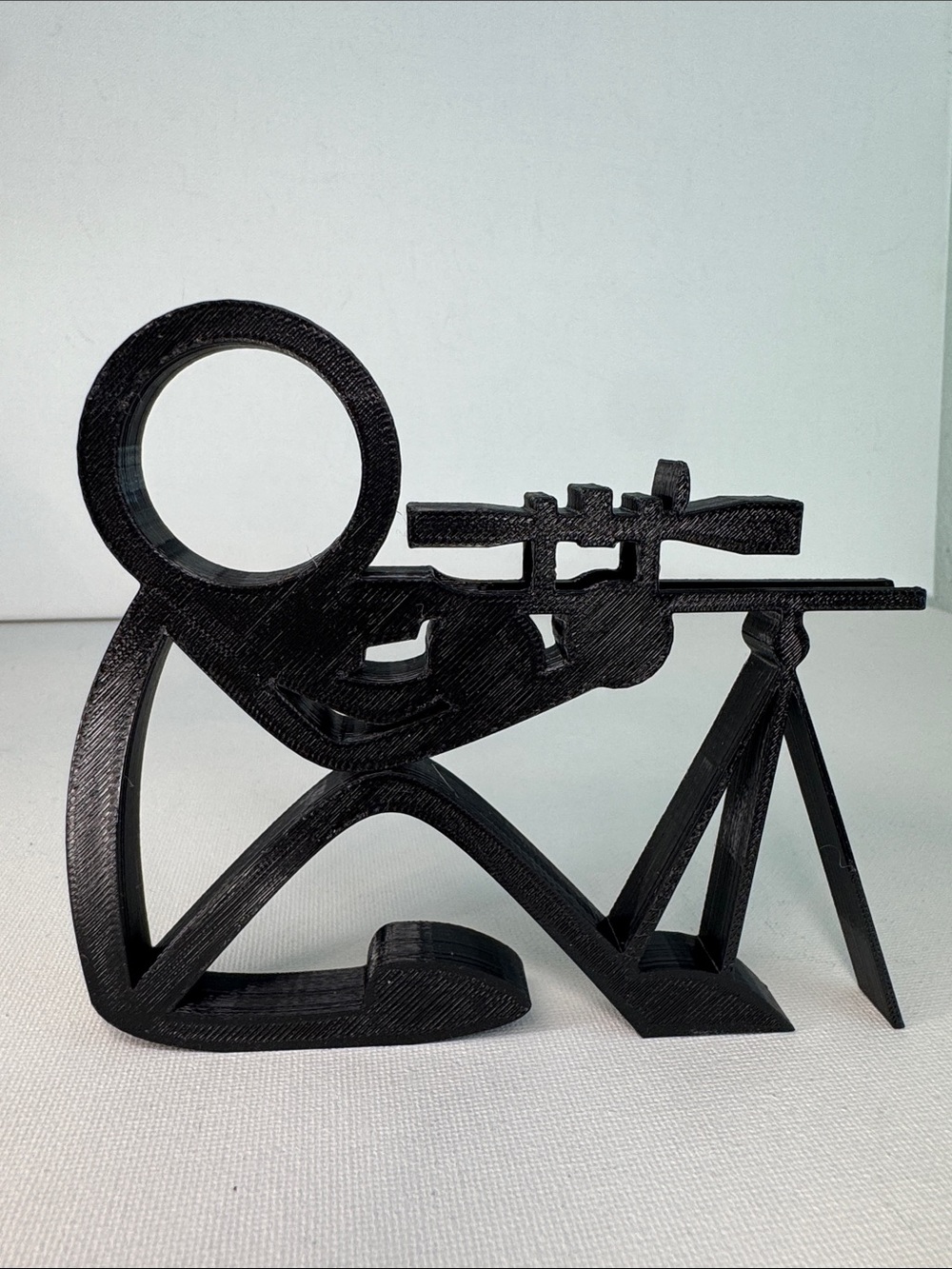 3D Printed Sniper Pencil Holder Desktop Novelty